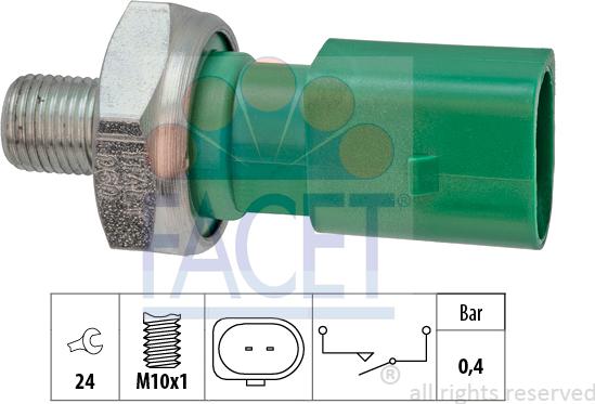 FACET 7.0204 - Sender Unit, oil pressure car-mod.net