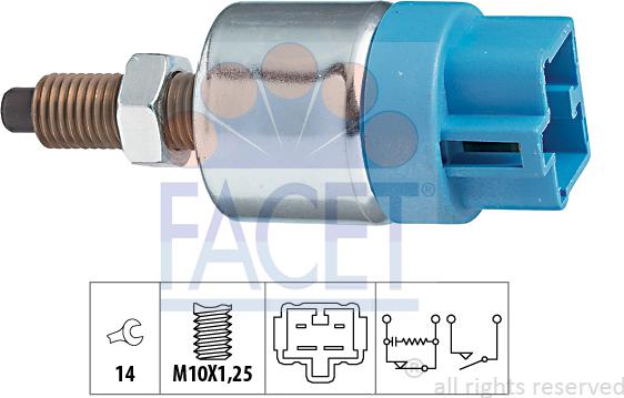 FACET 7.1090 - Brake Light Switch / Clutch car-mod.net