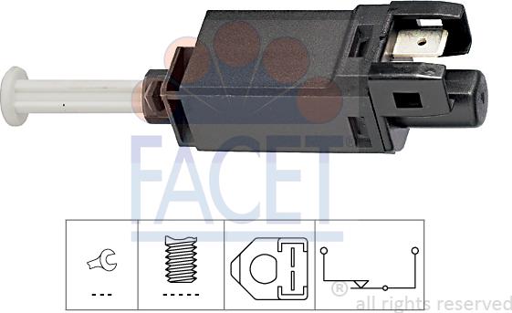 FACET 7.1056 - Brake Light Switch / Clutch car-mod.net