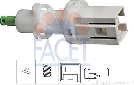 FACET 7.1069 - Brake Light Switch / Clutch car-mod.net