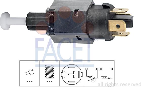 FACET 7.1065 - Brake Light Switch / Clutch car-mod.net