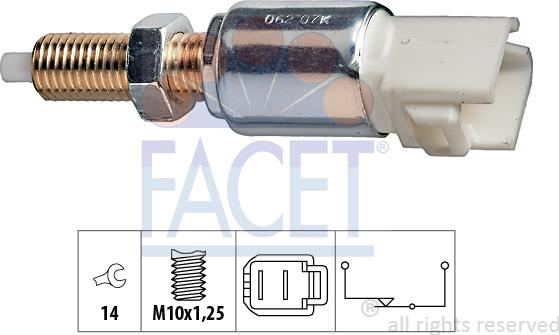 FACET 7.1062 - Brake Light Switch / Clutch car-mod.net