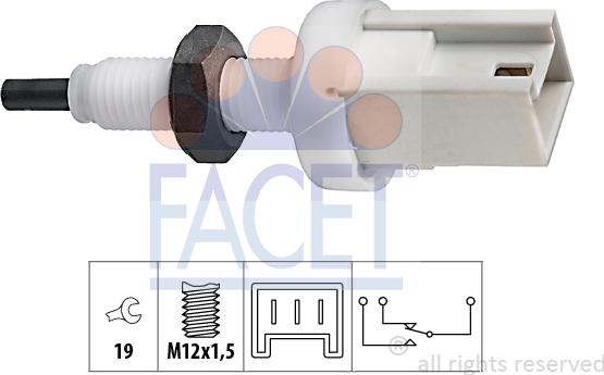 FACET 7.1067 - Brake Light Switch / Clutch car-mod.net