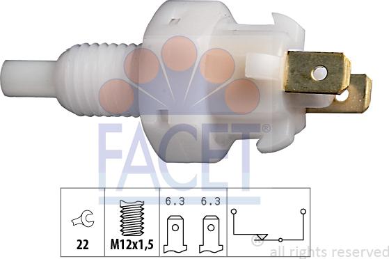 FACET 7.1004 - Brake Light Switch / Clutch car-mod.net