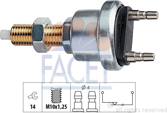 FACET 7.1006 - Brake Light Switch / Clutch car-mod.net