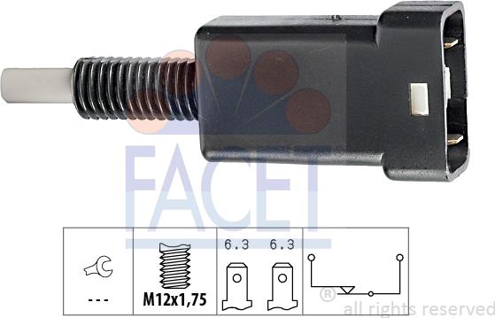 FACET 7.1003 - Brake Light Switch / Clutch car-mod.net