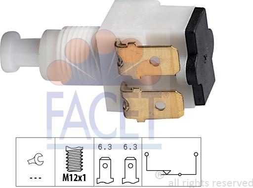 FACET 7.1010 - Brake Light Switch / Clutch car-mod.net