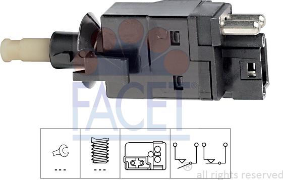 FACET 7.1088 - Brake Light Switch / Clutch car-mod.net