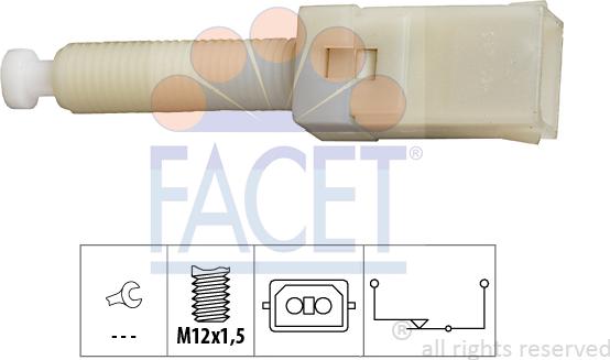 FACET 7.1087 - Brake Light Switch / Clutch car-mod.net