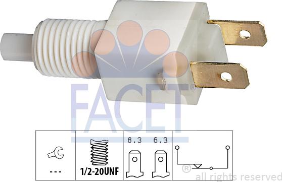 FACET 7.1034 - Brake Light Switch / Clutch car-mod.net