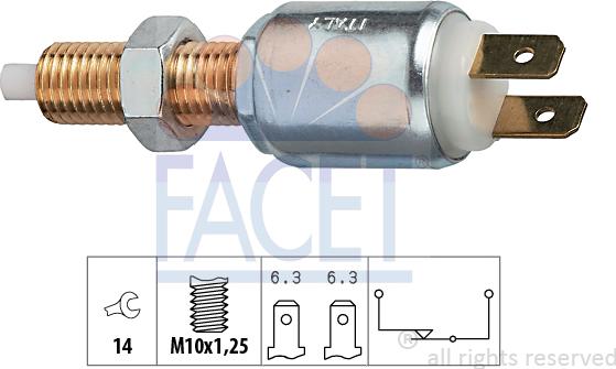 FACET 7.1025 - Brake Light Switch / Clutch car-mod.net