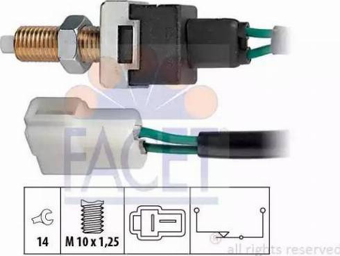FACET 7.1022 - Brake Light Switch / Clutch car-mod.net