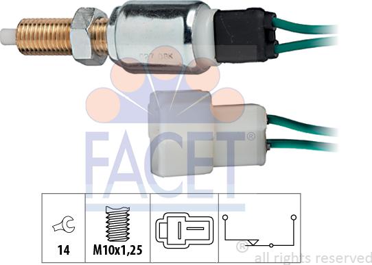 FACET 7.1027 - Brake Light Switch / Clutch car-mod.net