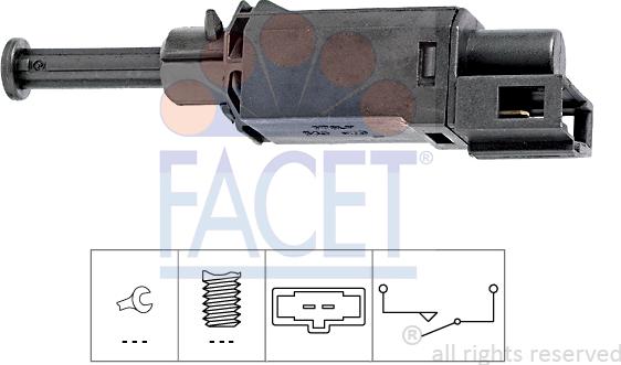 FACET 7.1143 - Switch, clutch control (cruise control) car-mod.net