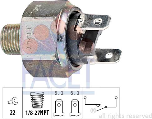 FACET 7.1101 - Brake Light Switch / Clutch car-mod.net
