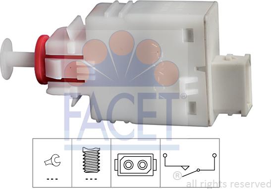 FACET 7.1110 - Switch, clutch control (cruise control) car-mod.net