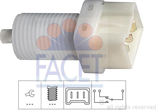 FACET 7.1113 - Brake Light Switch / Clutch car-mod.net