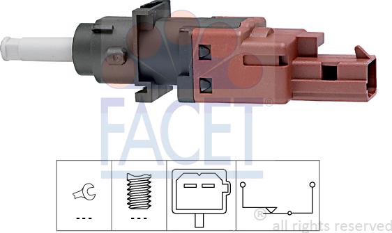 FACET 7.1170 - Switch, clutch control (cruise control) car-mod.net