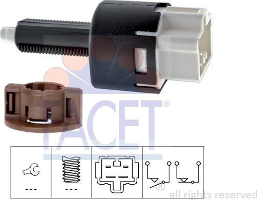 FACET 7.1177 - Brake Light Switch / Clutch car-mod.net