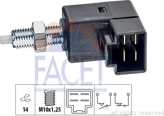 FACET 7.1294 - Brake Light Switch / Clutch car-mod.net