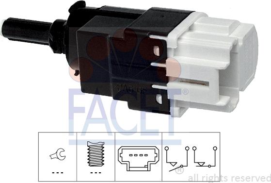 FACET 7.1292 - Brake Light Switch / Clutch car-mod.net