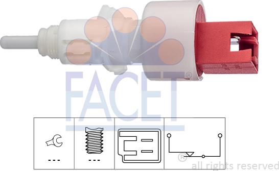 FACET 7.1248 - Switch, clutch control (cruise control) car-mod.net