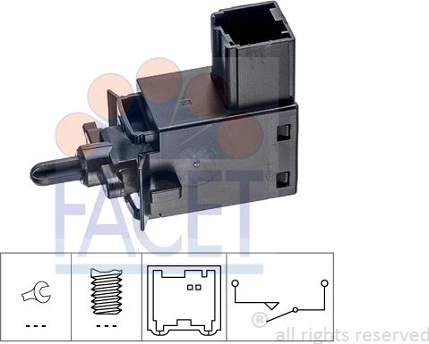 FACET 7.1242 - Switch, clutch control (cruise control) car-mod.net