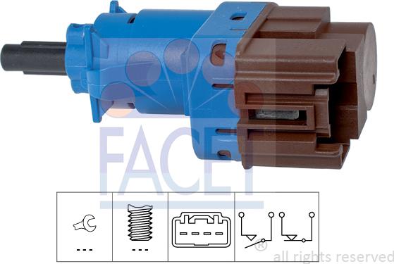 FACET 7.1247 - Brake Light Switch / Clutch car-mod.net