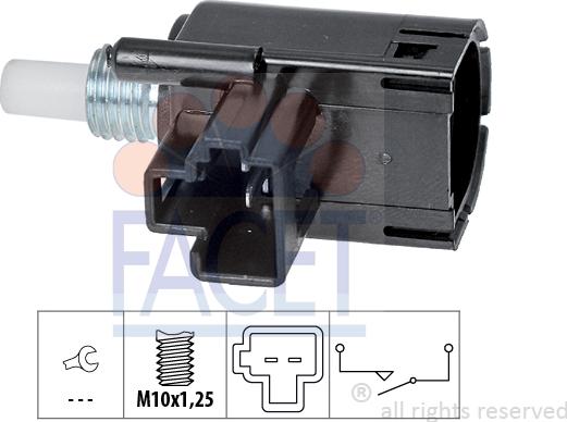 FACET 7.1257 - Switch, clutch control (cruise control) car-mod.net