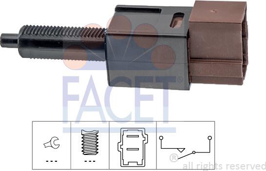 FACET 7.1265 - Brake Light Switch / Clutch car-mod.net