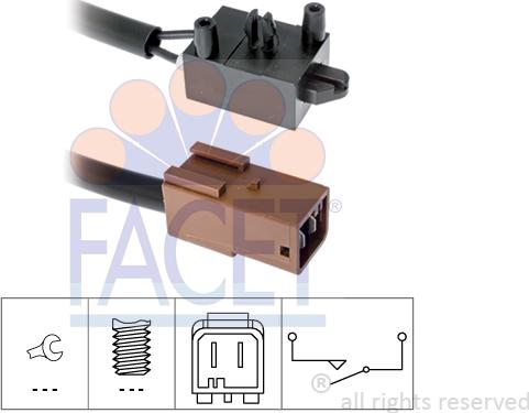 FACET 7.1219 - Switch, clutch control (cruise control) car-mod.net