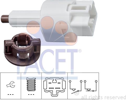 FACET 7.1212 - Brake Light Switch / Clutch car-mod.net