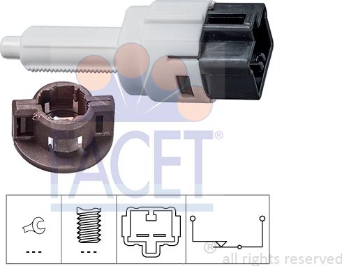 FACET 7.1281 - Brake Light Switch / Clutch car-mod.net
