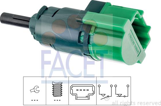 FACET 7.1283 - Brake Light Switch / Clutch car-mod.net