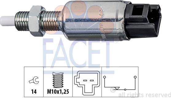 FACET 7.1287 - Switch, clutch control (cruise control) car-mod.net
