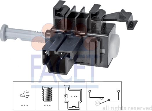 FACET 7.1236 - Switch, clutch control (cruise control) car-mod.net