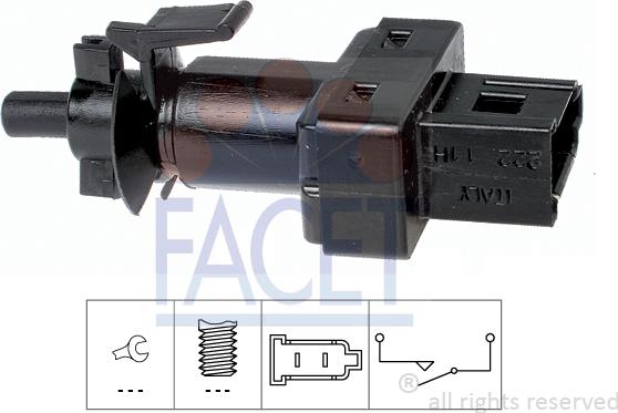 FACET 7.1222 - Brake Light Switch / Clutch car-mod.net