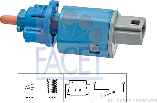 FACET 7.1274 - Switch, clutch control (cruise control) car-mod.net