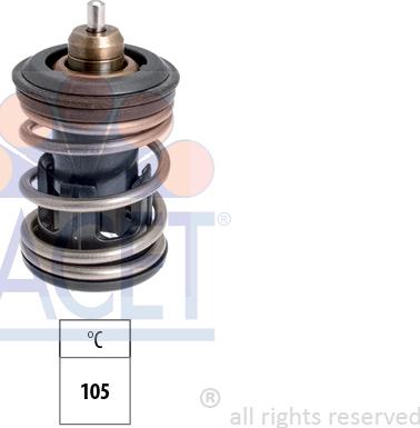 FACET 7.8955S - Coolant thermostat / housing car-mod.net