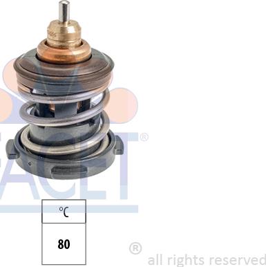FACET 7.8967S - Coolant thermostat / housing car-mod.net