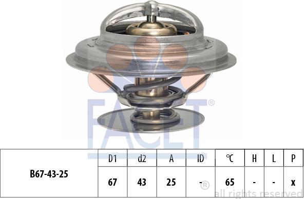 FACET 7.8978S - Coolant thermostat / housing car-mod.net