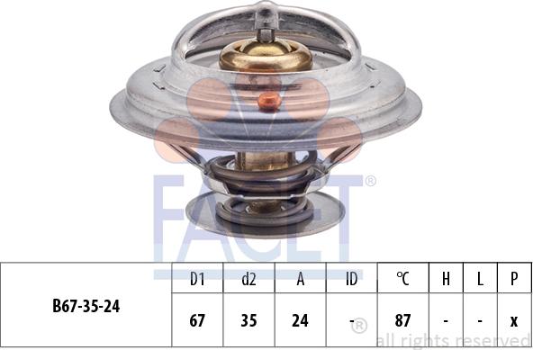 FACET 7.8410S - Coolant thermostat / housing car-mod.net