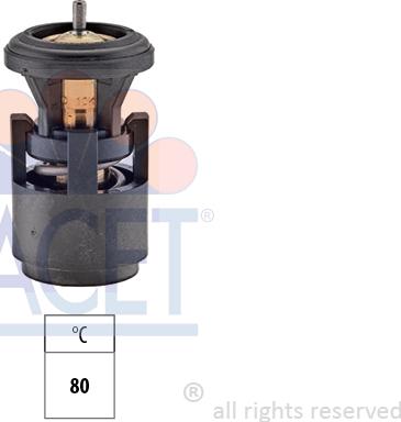 FACET 7.8555S - Coolant thermostat / housing car-mod.net