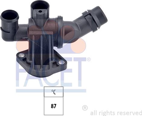 FACET 7.8680 - Coolant thermostat / housing car-mod.net