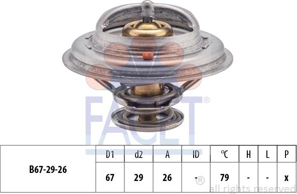 FACET 7.8638S - Coolant thermostat / housing car-mod.net