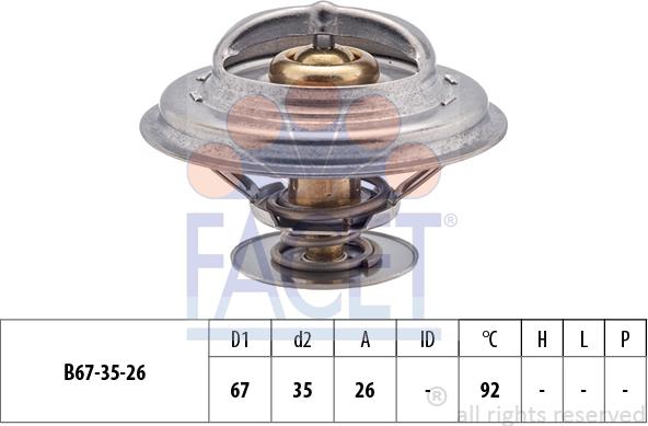 FACET 7.8302S - Coolant thermostat / housing car-mod.net