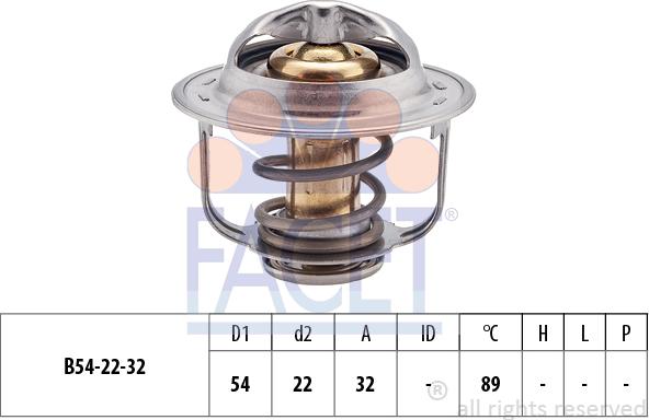 FACET 7.8298S - Coolant thermostat / housing car-mod.net