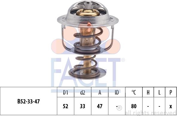 FACET 7.8205S - Coolant thermostat / housing car-mod.net