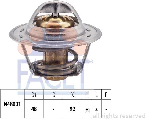 FACET 7.8207S - Coolant thermostat / housing car-mod.net