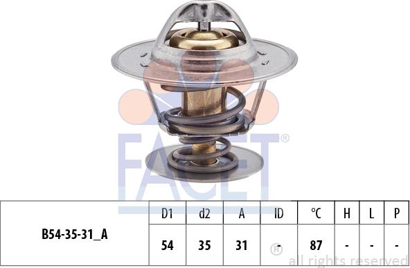 FACET 7.8223S - Coolant thermostat / housing car-mod.net